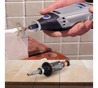 Auratrove Armature 2610009848, husillo de carcasa de interruptor para herramienta giratoria Dremel 3000, pieza de repuesto de metal