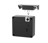 Auratrove Cerradura de puerta inteligente, entrada sin llave de 3 pulgadas con tarjeta NFC y aplicación ttlock, cerradura electrónica invisible para muebles de cajones de gabinetes