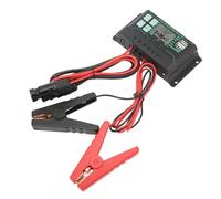 Auratrove Controlador solar mppt de 12 V/24 V, pantalla LCD, salida USB para alimentación portátil al aire libre, cargador de batería de 10 A, 30 A, 60 A, 100 A