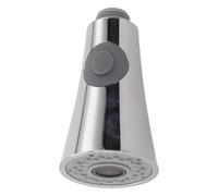 Auratrove G1/2 - Cabezal de grifo de cocina extraíble, pulverizador telescópico a prueba de salpicaduras con flujo de 2 modos, para reemplazo de fregadero, color negro