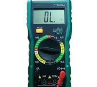 Auratrove Multímetro digital, medidor de rango automático de alta precisión con detección NCV y protección antiquemaduras para prueba de resistencia de corriente de voltaje, verde