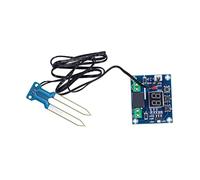 Aurikall Sensor de riego automático para riego de Plantas en macetas y monitoreo de Humedad - Módulo Controlador de Humedad del Suelo XH M214 DC 12V con Pantalla Digital, construcción de