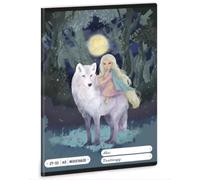 Auroras boreales: cuaderno cuadriculado - tamaño A5