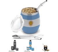 Aurum® Mate Argentino, Yerba Mate, Vajillas Completas Modernas, Te Matcha Kit, Bombilla Mate, Yerba Mate Argentina, Taza Calabaza, Bombilla para Mate, Termo Mate