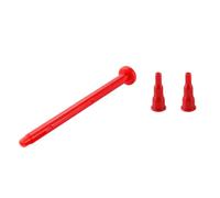Ausi Adaptador de recarga de gas para boquilla de pulverización de soldadura (3 unidades), para botella, tanque de gas, boquilla de transferencia, color rojo