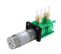 Ausla Bomba Peristáltica, Bomba de Líquido de Doble Cabezal de Acero Inoxidable, 500 Ml Mínimo X 2 Velocidades, Tubo BPT, Motor Cepillado, para Laboratorios de Investigación y Dosificación de