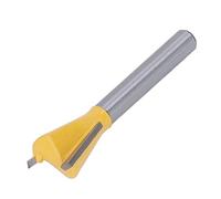 Ausla Broca de de Milano Enrutador de Carburo de Aleación de Tungsteno Broca de de Milano Vástago de 6 Mm Revestimiento de PTFE Profundidad de Corte Ajustable Hoja Bloqueada para Carpintería