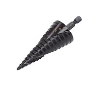 Ausla Broca Escalonada HSS M2 Broca con Ranura en Espiral, 9 Pasos, 4 Vástago Hexagonal de 20 Mm, Punta de 118 Grados para Metal, Madera, Plástico, Taladros Inalámbricos, Electricistas, Instaladores