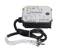 Ausla Control Remoto de Grúa Industrial de una Sola Manija, Juego de Receptor de Controlador de Polipasto Eléctrico ABS con Indicador de Encendido LED, Cableado de Cobre para Grúas Transportadoras