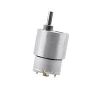 Ausla Motor Eléctrico Motor de Engranaje CC de 37 Mm de Reducción de par Alto de 12 V 3,5 RPM para Proyectos de Bricolaje Equipo Agrícola Vehículos y Turbinas Eólicas (30RPM)