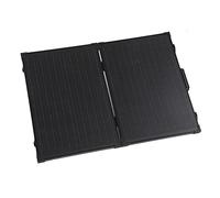 Ausla Panel Solar Portátil, Kit de Panel Solar Mono Plegable, Conversión del 21 por Ciento, Marco de Aluminio IP65, Soporte Ajustable para Camping, RV, Balcón, Jardín, Barco, Central Eléctrica (80W)