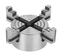 Ausla Portabrocas de Torno Independiente de 4 Mordazas Portabrocas de Torno de Metal de 100 Mm K72 con Piñones Endurecidos Rectificados 3500r Min Sujeción Fuerte Herramienta de Sujeción de 4