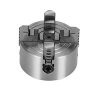 Ausla Portabrocas de Torno K72 80 Portabrocas de Torno Manual de 4 Mordazas Acero de Alta Velocidad 80 Mm 3,15 Pulgadas 4000 R Min Sujeción Fuerte Fácil de Instalar para Tornos de Metal con Ejes