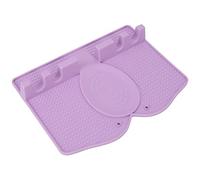 Ausla Soporte de Silicona para Utensilios Soporte para Cucharas Resistente Al Calor de Silicona 10 X 7,5 Pulgadas Almohadilla de Goteo Antideslizante para Encimera de Cocina Sostiene Múltiples