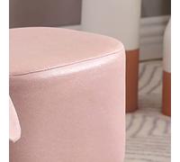 Ausla Taburete bajo de Madera para Niños con Marco de Madera y Cojín de Esponja, Lindo Taburete para Niños de Dibujos Animados, Patas Gruesas, Asiento para Perros Pequeños para el Hogar, Jardín de