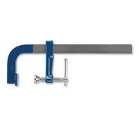 AUSONIA - 47641 TORNITO DE APRIETE TORNILLO DE BANCO SARGENTO DE CARPINTERO DE 20 CM SECCIÓN DE 25 X 6 CON VARA DE ACERO AL SILICIO MANGANESO