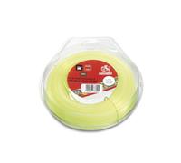 AUSONIA - 83720 Bobina Hilo para cortabordes cortacespedes y desbrozadora Cuadrado Amarillo 3,0 mm x 50 m