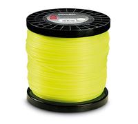 AUSONIA - 83753 Bobina Hilo para cortabordes cortacespedes y desbrozadora Cuadrado Amarillo 3,3 mm x 2 Kg