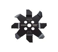 AUSONIA - 83810 Disco para DESBROZADORA TRITURADORA DENTADO para PULVERIZAR ZARZAS DE 25 CM DE DIÁMETRO, Grosor DE 3,00, DIÁMETRO del Agujero DE 25,4 MM