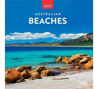 Australian Beaches | 2027 12 x 24 Inch (Hanging) Monthly Square Wall Calendar | Plastic-Free | BrownTrout | Travel Scenic Oceania Photography