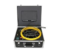 Auto auto nivelación 512Hz Localizador SONDE Cámara Tubería Inspección Drenaje Alcantarillado Medidor Contador Monitor de 10 pulgadas Fontanería y conductos(20m)