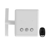 Automatic Button Pusher Device, Wireless Press Control Tool, No Wiring Smart Activation System, Remote Touch- Controller for Dorm Lights Garage Appliances Living Room, White