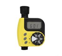 Automatic Plant Watering Timer Digital Irrigation Controller | Customisable Schedule, Weather-resistant Plastic, Easy LCD Display, Water-saving Garden Automation