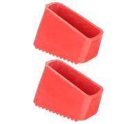 AUTSUPPL 2 Piezas Cubiertas de Goma para Pies de Escalera Diseño Reforzado y Superficie Ampliada, Protectores Antideslizantes para Escaleras Domésticas y Uso Exterior, Fáciles de Instalar
