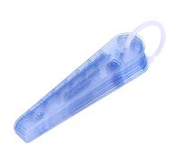 AUTSUPPL Calibre de espesores en forma de cuña para puertas cortafuegos, comprobador de huecos portátil, PVC transparente, 20 piezas, uso en ingeniería y proyectos