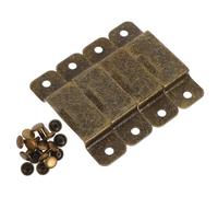 AUTSUPPL Clip de cinta métrica de metal dorado para cinturón de herramientas, diseño elegante, diámetro de agujero 0.5 cm, 1 juego, sujeción segura