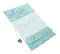AUTSUPPL Funda de Libro de Tela, Funda de Libro Ajustable A5, Tela, Ligera y Antiarañazos, Verde Claro, para Cuaderno y Colección Personal en Galerías