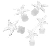 AUTSUPPL Pulverizador de Perfume de Viaje 5 Piezas Tapón Decorativo de Cristal para Aromaterapia y Uso Portátil