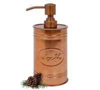 Autumn Alley Dispensador de jabón galvanizado para Cocina, dispensador de jabón líquido para baño, dispensador para Lavado de Manos, desinfectante, loción y dispensador de jabón rústico con Bomba, 17