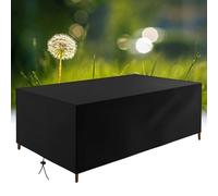 AUWUUA Fundas para Muebles de Patio 90x70x85cm/LxAxA Tamaño Personalizable, Fundas Seccionales para Muebles de Jardín, Impermeables y Resistentes al Viento Anti-UV Rectangulares/Cubo Funda para Mesa