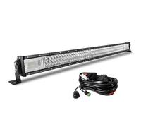 AUXTINGS 106cm 540W LED Barra de luz 7D Lente Spot Inundación Combo 3 Filas LED Luz de Conducción con el Kit de arnés de cableado para Fuera del Camino ATV AWD SUV 4WD 4x4 Pickup,12V 24V