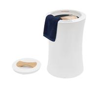 AUYART Cubo calentador de toallas de 20 l, secador de toallas portátil eléctrico con 4 modos de tiempo de calentamiento y minutos para mantas, toallas, toallas de baño