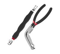 AUYXSSZ Alicates para Conectores eléctricos, Herramientas fáciles de Usar para desconectar mangueras automotrices, Pinzas para tuberías de Combustible, 2 uds Tipo Curvo