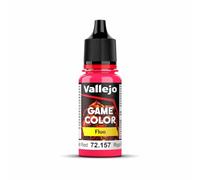 Createx Vallejo Pintura Game Color 18 ml – Fluo – Rojo fluorescente
