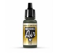 AV Vallejo Model Air 17 ml - Olive Verde rlm80