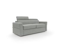 Avalon sofá cama con colchón de 18 cm de altura en tejido impermeable 180 cm (120x197 cm) gris claro