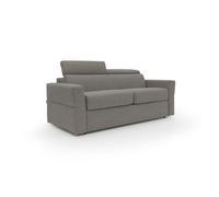 Avalon sofá cama con colchón de 18 cm de altura en tejido impermeable 180 cm (120x197 cm) taupe