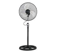 Avant Ventilador de pie Ventilador de Pie Industrial 70W / 230V| Altura 45Cm regulable | Ventilador Oscilante con 3 velocidades | Base de pie redonda | Color Negro