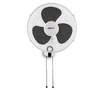 Avant Ventilador silencioso Ventilador de Pared Oscilante con 3 Velocidades Altura 40 Cm Potencia 45W Color Blanco