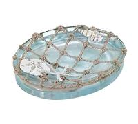 Avanti Linens Bathroom Accessories Colección Seaglass, Resina, Multicolor, Soap Dish
