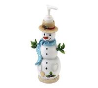 Avanti Linens Coastal Snowman Collection, Resina, Multicolor, dispensador de jabón/Bomba de loción