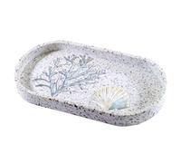 Avanti Linens (Colección Coastal Terrazo) - Bandeja de tocador, artículos Esenciales para el baño de Invitados, decoración Inspirada en el mar, Multicolor