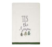 Avanti Linens Colección de árboles de Navidad, algodón, Multicolor, Toalla de baño