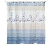 Avanti Linens Cortina de Ducha Abstracta, Multicolor