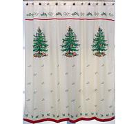 Avanti Linens Cortina de Ducha, algodón, Rojo