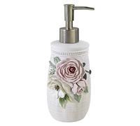 Avanti Linens - Dispensador de jabón/Bomba de loción, artículos Esenciales para el baño de Invitados, decoración Floral para el hogar (colección Spring Garden)